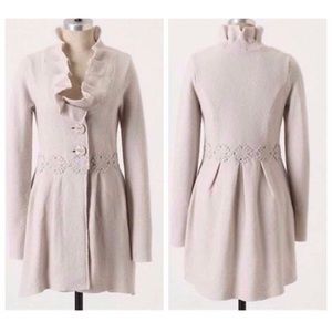Anthropologie Alice in Autumn Sweater Coat